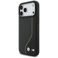 BMW M Carbon Line & Logo MagSafe Case for iPhone 17 Pro Max - Yellow