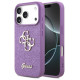 Guess Fixed Glitter Big 4G case for iPhone 17 Pro - purple