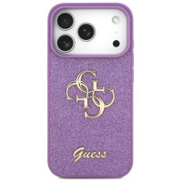 Guess Fixed Glitter Big 4G case for iPhone 17 Pro - purple