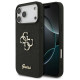 Guess Fixed Glitter Big 4G case for iPhone 17 Pro Max - black