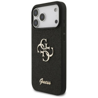Guess Fixed Glitter Big 4G case for iPhone 17 Pro Max - black