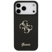 Guess Fixed Glitter Big 4G case for iPhone 17 Pro Max - black