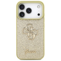 Guess Fixed Glitter Big 4G case for iPhone 17 Pro - gold