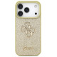 Guess Fixed Glitter Big 4G case for iPhone 17 Pro - gold