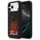 Karl Lagerfeld Silicone Heart Sign Logo MagSafe Case for iPhone 17 Pro Max - Black