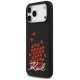 Karl Lagerfeld Silicone Heart Sign Logo MagSafe Case for iPhone 17 Pro Max - Black