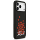 Karl Lagerfeld Silicone Heart Sign Logo MagSafe Case for iPhone 17 Pro Max - Black