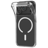 Puro 0.3 MAG Ultra-Slim TPU Case Compatible with MagSafe for iPhone 17 Pro Max - Transparent