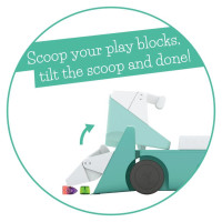 Chillafish Blockie četrritenis, piparmētru zaļa, no 1 līdz 3 gadiem - CPBL01MIN