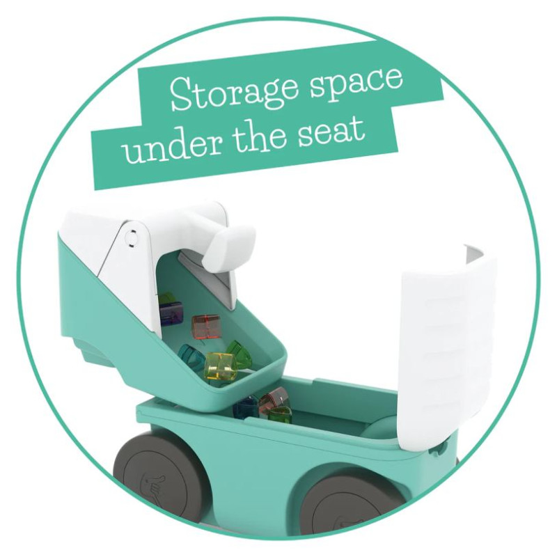 Chillafish Blockie četrritenis, piparmētru zaļa, no 1 līdz 3 gadiem - CPBL01MIN