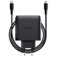 Trust Lādētājs Trust Maxo 65W Black USB-C + 2m USB-C Cable Black