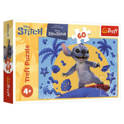 Trefl DISNEY STITCH Puzle Diena ar Stitch, 60 gab.