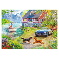 Trefl Pužļu komplekts  Vasaras atpūta, 2x500 gab.