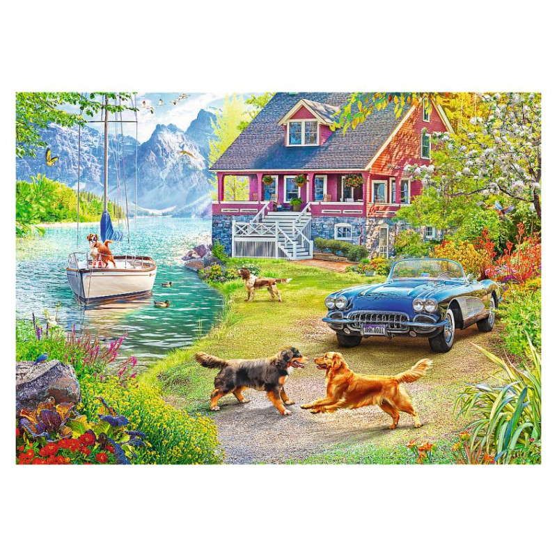 Trefl Pužļu komplekts  Vasaras atpūta, 2x500 gab.