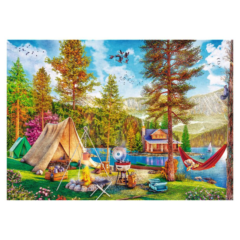 Trefl Pužļu komplekts  Vasaras atpūta, 2x500 gab.