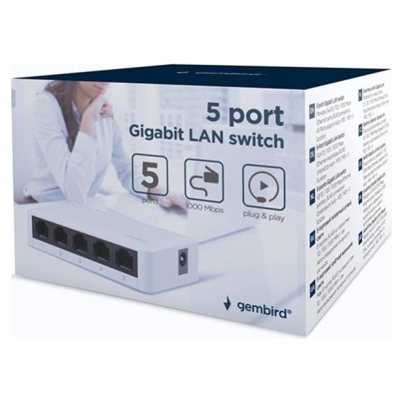 Gembird Switch|GEMBIRD|NSW-G5-01|NSW-G5-01