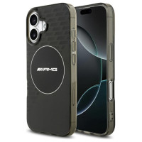 Mercedes AMG Nauble Layer Transparent Smocked MagSafe Case for iPhone 17 - Black