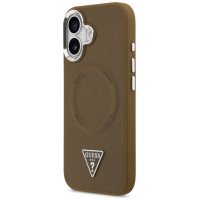 Guess Triangle Logo MagSafe case for iPhone 17 - brown