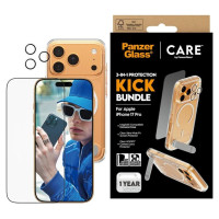 Panzerglass CARE by PanzerGlass Feature Kick 3in1 Case + Glass + Lens Protection Kit for iPhone 17 Pro