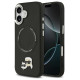 Karl Lagerfeld Karl & Choupette Pins MagSafe Case for iPhone 17 - Black