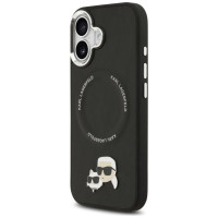 Karl Lagerfeld Karl & Choupette Pins MagSafe Case for iPhone 17 - Black