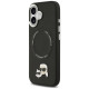 Karl Lagerfeld Karl & Choupette Pins MagSafe Case for iPhone 17 - Black