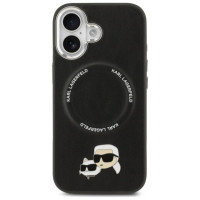 Karl Lagerfeld Karl & Choupette Pins MagSafe Case for iPhone 17 - Black