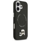 Karl Lagerfeld Karl & Choupette Pins MagSafe Case for iPhone 17 - Black
