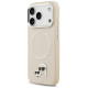 Karl Lagerfeld Karl & Choupette Pins MagSafe Case for iPhone 17 Pro - Beige