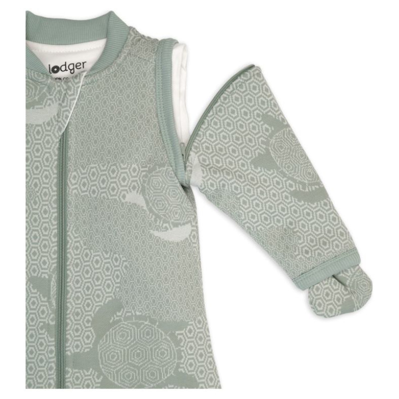 Lodger Hopper Matcha Turtle guļammaiss ar noņemamām piedurknēm, Silk, 50/62 - HPM 109_50/62