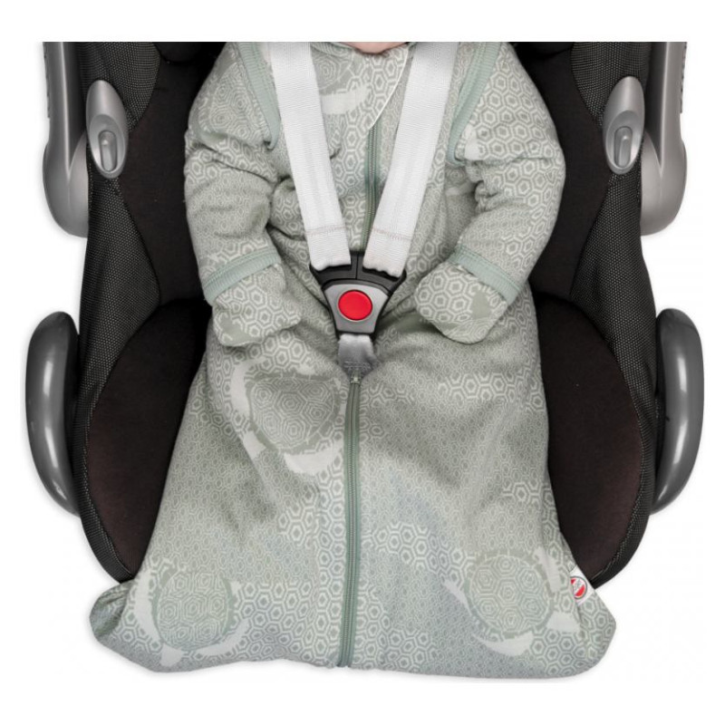 Lodger Hopper Matcha Turtle guļammaiss ar noņemamām piedurknēm, Silk, 50/62 - HPM 109_50/62