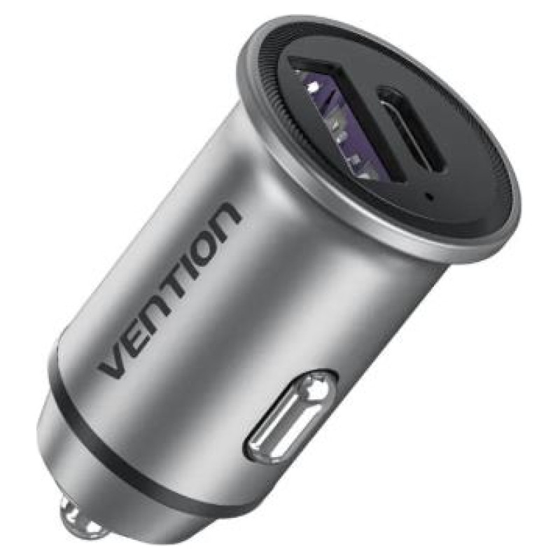 Vention MOBILE CHARGER CAR 30W USB/2P GRAY FFFH0 VENTION