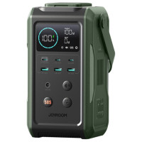 Joyroom Powerbank Joyroom JR-PBF10 75000mAh 100W 3x USB-C 3x USB-A with foldable flashlight and handle - green