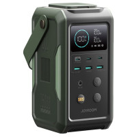 Joyroom Powerbank Joyroom JR-PBF10 75000mAh 100W 3x USB-C 3x USB-A with foldable flashlight and handle - green