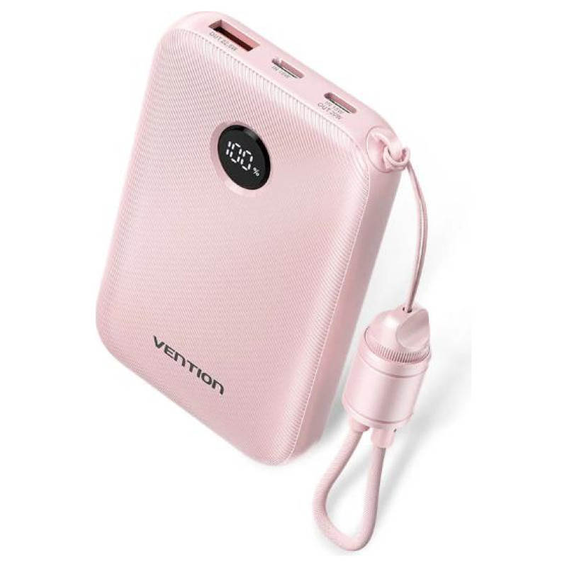 Vention POWER BANK USB 10000MAH 22.5W/PINK FKAP0-C VENTION