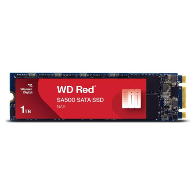 Western Digital SSD|WESTERN DIGITAL|Red SA500|1TB|M.2|SATA 3.0|Write speed 530 MBytes/sec|Read speed 560 MBytes/sec|2.38mm|TBW 600 TB|MTBF 2000000 hours|WDS100T1R0B
