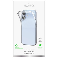 Puro 0.3 Nude Ultra-Slim TPU Case for iPhone 17 - Transparent