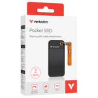 Verbatim Ārējais cietais disks Verbatim 2TB Pocket Black Orange
