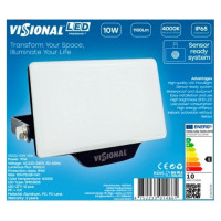 Visional Lamp|VISIONAL|Power consumption 10 Watts|Luminous flux 1100 Lumen|4000 K|AC220-240V|Beam angle 120 degrees|VS122-10W-40K