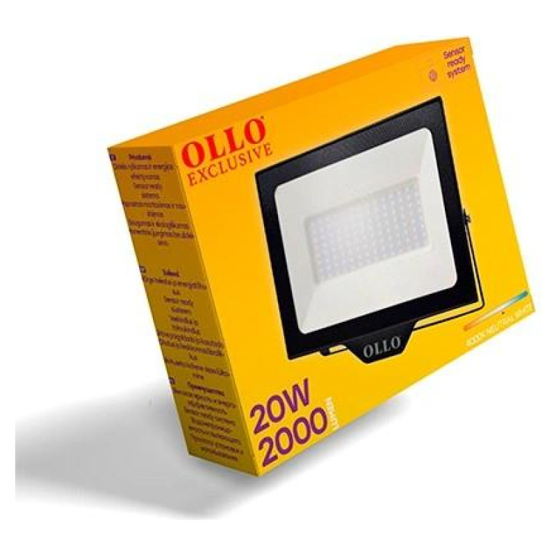 Ollo Lamp|OLLO|Power consumption 20 Watts|Luminous flux 2000 Lumen|4000 K|AC220-240V|Beam angle 110 degrees|VS121C-20W-40K
