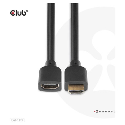 Club3D CABLE HDMI TO HDMI 1M/M/F CAC-1322 CLUB3D