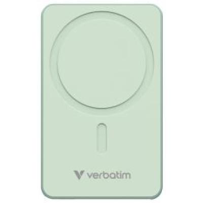 Verbatim Enerģijas krātuve Verbatim Charge n Go 5000mAh Magnetic Wireless Charge Green