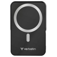 Verbatim Enerģijas krātuve Verbatim Charge n Go 10000mAh Magnetic Wireless Charge Black ar Statīvu