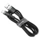 Baseus Cafule USB-A / Lightning 1.5A QC 3.0 cable 2 m - black