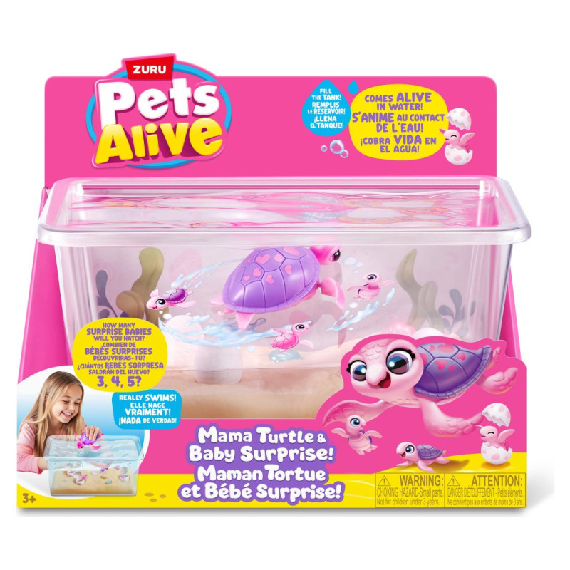 Pets Alive Interaktīva rotaļlieta Mama Turtle