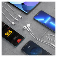 Dudao in-ear headphones with 3.5mm minijack connector white (X14PRO)