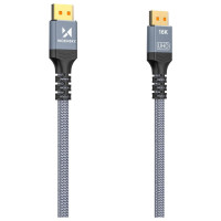Wozinsky WPS-16AYL3S DisplayPort 2.1 Cable VESA Certified 80 Gb/s 16K@60Hz 8K@120Hz 4K@240Hz HDR HDCP DSC 3m - Black