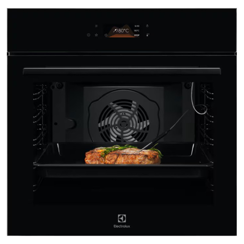 Electrolux cepe&scaron;krāsns ar riņķa sildelementu, iebūv., 72l, melna - LOE8H39Z
