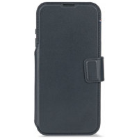 Decoded Leather Detachable Wallet MagSafe case for iPhone 17 Pro - navy blue