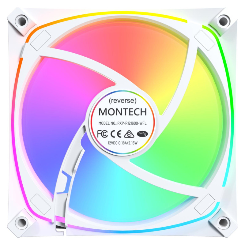 Montech CASE FAN 120MM/RX120 PRO WHITE MONTECH
